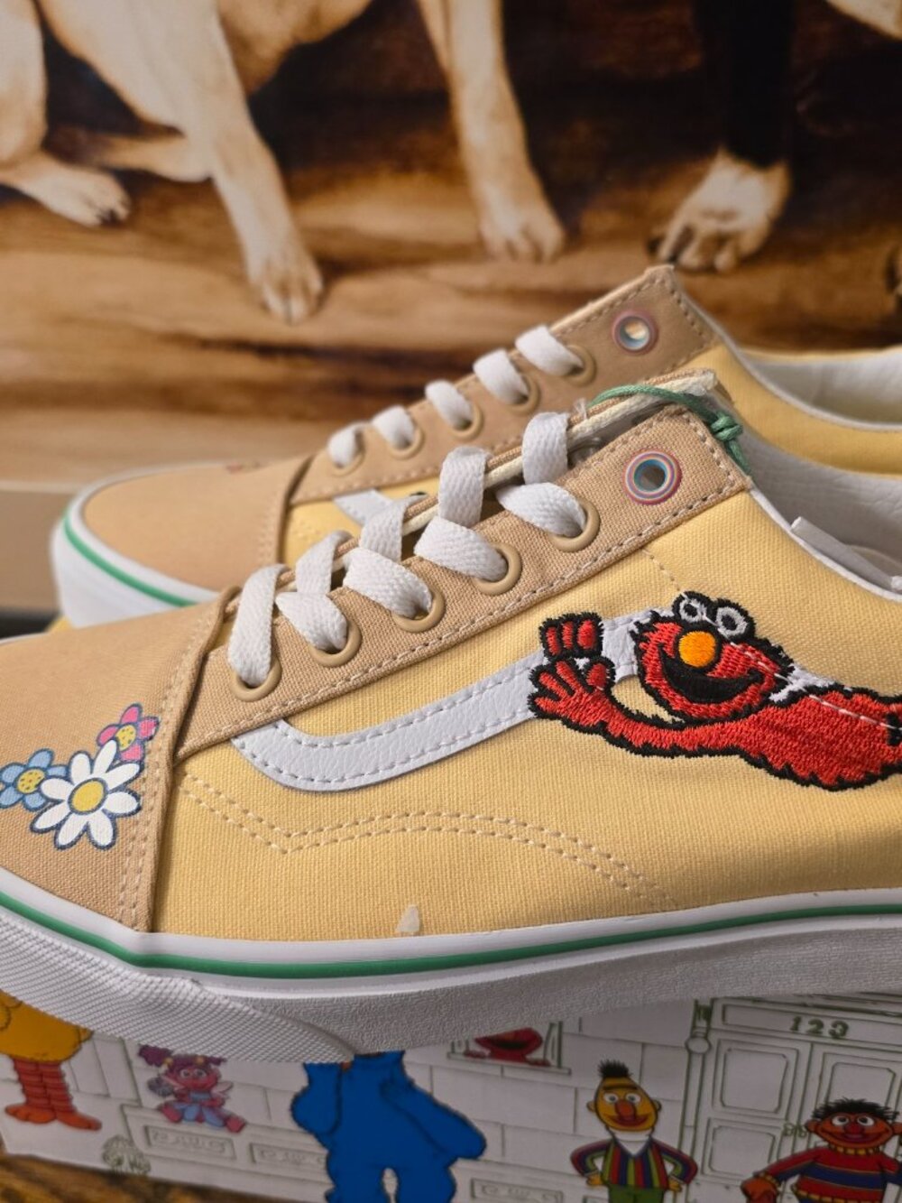 VANS x Sesame Street Elmo Old Skool Sneakers Shoes Women's Sz 7.5 US NEW RARE - Picture 7 of 16